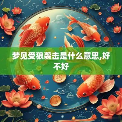 梦见受狼袭击是什么意思,好不好