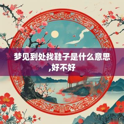 梦见到处找鞋子是什么意思,好不好