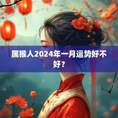 属猴人2025年一月运势好不好？