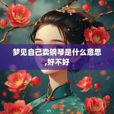 梦见自己卖钢琴是什么意思,好不好