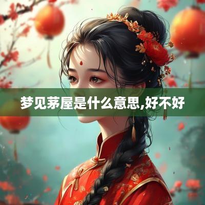 梦见茅屋是什么意思,好不好