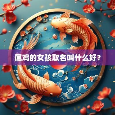 属鸡的女孩取名叫什么好？