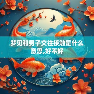 梦见和男子交往接触是什么意思,好不好