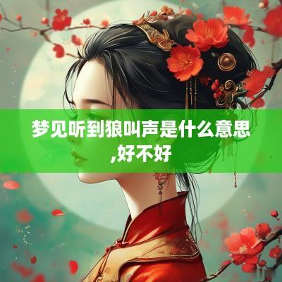 梦见听到狼叫声是什么意思,好不好