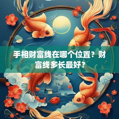 手相财富线在哪个位置？财富线多长最好？
