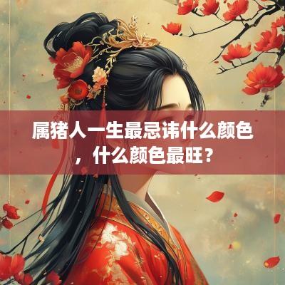 属猪人一生最忌讳什么颜色，什么颜色最旺？