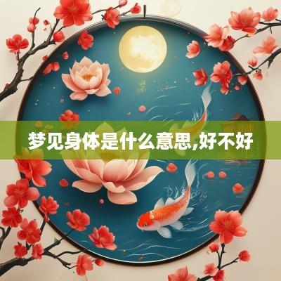 梦见身体是什么意思,好不好