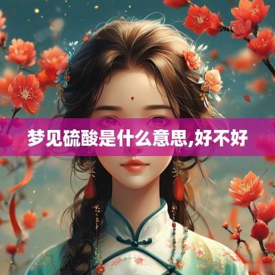 梦见硫酸是什么意思,好不好