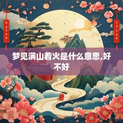 梦见满山着火是什么意思,好不好