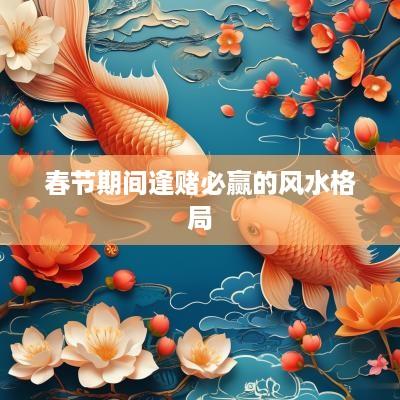 春节期间逢赌必赢的风水格局