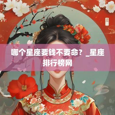哪个星座要钱不要命？_星座排行榜网