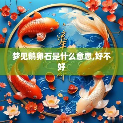 梦见鹅卵石是什么意思,好不好