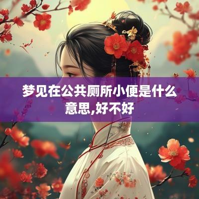 梦见在公共厕所小便是什么意思,好不好