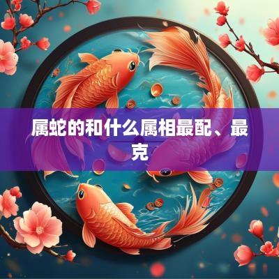 属蛇的和什么属相最配、最克