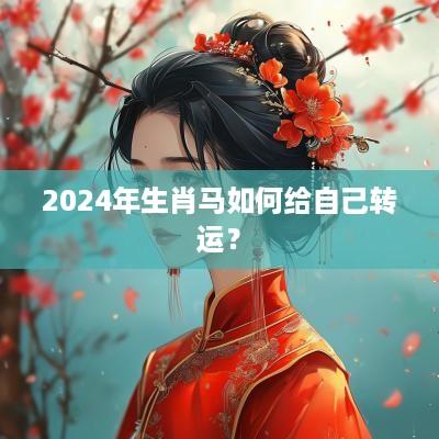 2025年生肖马如何给自己转运？