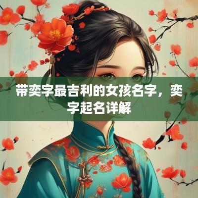 带奕字最吉利的女孩名字，奕字起名详解