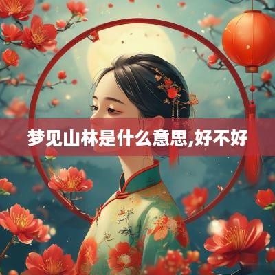 梦见山林是什么意思,好不好