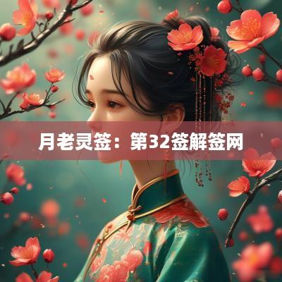 月老灵签：第32签解签网