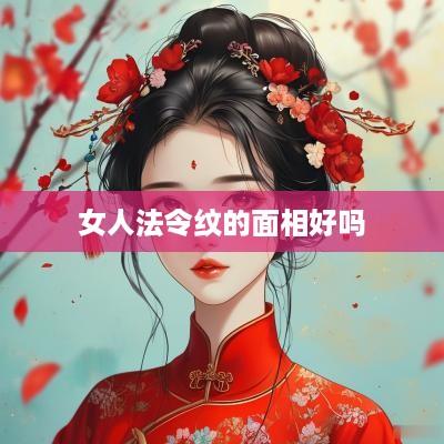 女人法令纹的面相好吗