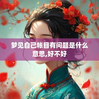 梦见自己帐目有问题是什么意思,好不好