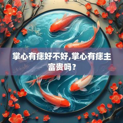 掌心有痣好不好,掌心有痣主富贵吗？