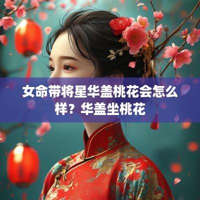 女命带将星华盖桃花会怎么样？华盖坐桃花