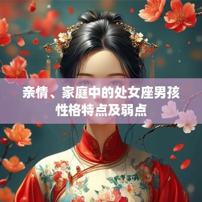 亲情、家庭中的处女座男孩性格特点及弱点
