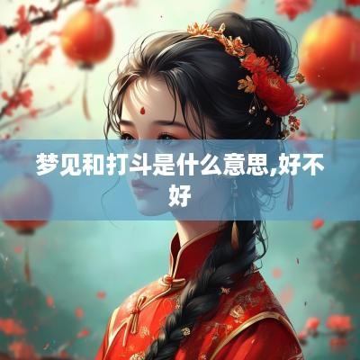 梦见和打斗是什么意思,好不好