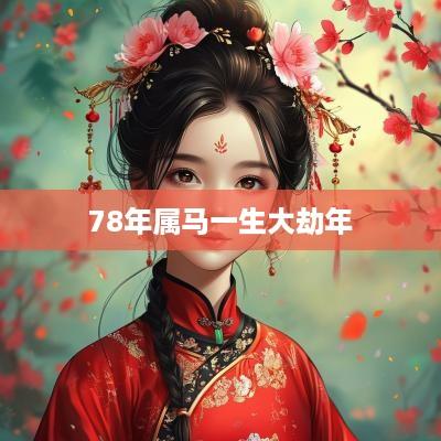 78年属马一生大劫年