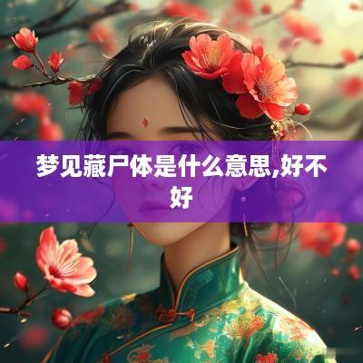 梦见藏尸体是什么意思,好不好