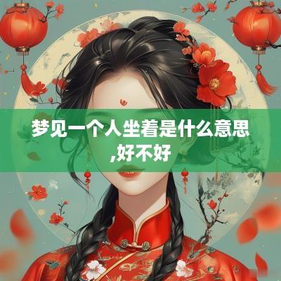 梦见一个人坐着是什么意思,好不好