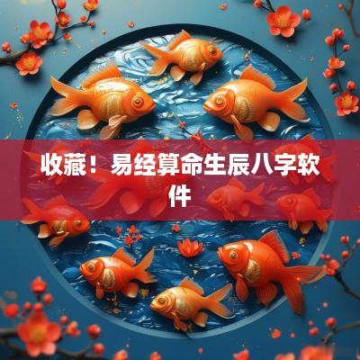 收藏！易经算命生辰八字软件