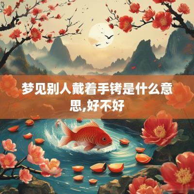 梦见别人戴着手铐是什么意思,好不好