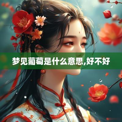 梦见葡萄是什么意思,好不好