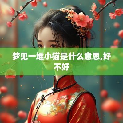梦见一堆小猫是什么意思,好不好