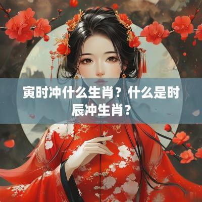 寅时冲什么生肖？什么是时辰冲生肖？