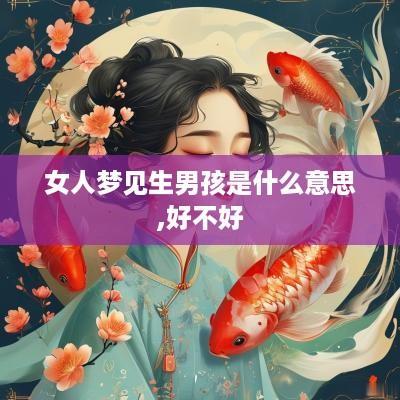 女人梦见生男孩是什么意思,好不好