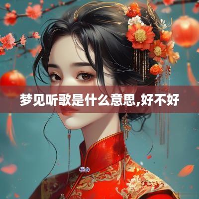 梦见听歌是什么意思,好不好
