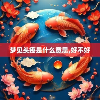 梦见头疼是什么意思,好不好