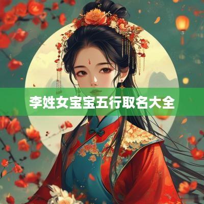 李姓女宝宝五行取名大全