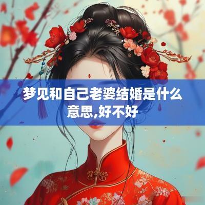 梦见和自己老婆结婚是什么意思,好不好