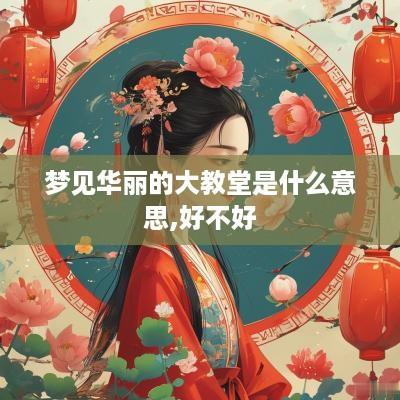 梦见华丽的大教堂是什么意思,好不好