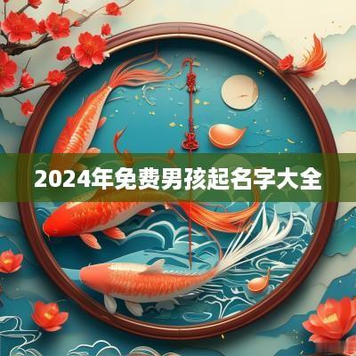 2025年免费男孩起名字大全