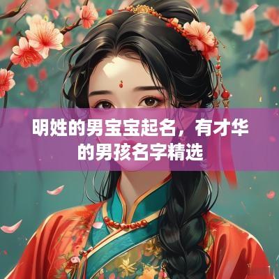 明姓的男宝宝起名，有才华的男孩名字精选