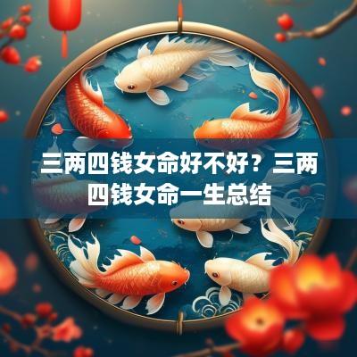 三两四钱女命好不好？三两四钱女命一生总结