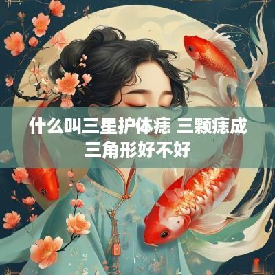 什么叫三星护体痣 三颗痣成三角形好不好