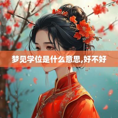梦见学位是什么意思,好不好