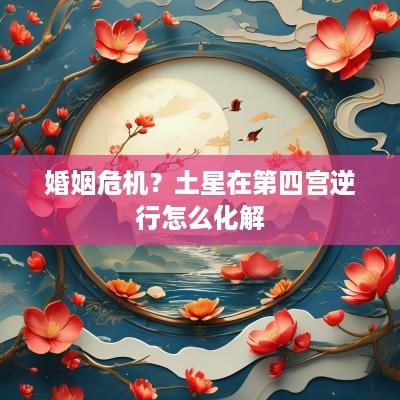 婚姻危机？土星在第四宫逆行怎么化解