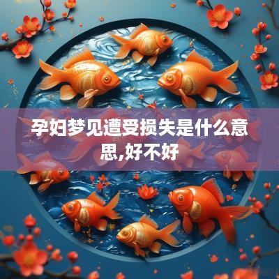 孕妇梦见遭受损失是什么意思,好不好