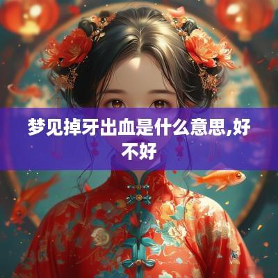 梦见掉牙出血是什么意思,好不好